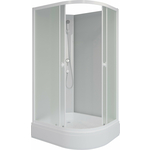 Душевая кабина Niagara Promo P100/80/26L/MT/BK 100х80х200 левая