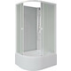 Душевая кабина Niagara Promo P100/80/40R/MT/BK 100х80х195 правая