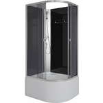 Душевая кабина Niagara Eco E90/80/40L/TN/BK 90х80х195 левая