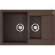 Кухонная мойка Omoikiri Daisen 78-2T-DC темный шоколад (4993534)
