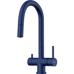 Смеситель для кухни Omoikiri Akita-S-IB с подключением фильтра, Indigo blue (4994438)