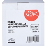 Лента Sakura DK11241 для Brother, 102мм/200 наклеек