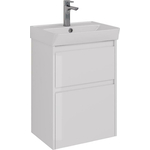 Тумба под раковину Lemark Combi 50х35 белый глянец (LM03C50T)