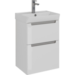 Тумба под раковину Lemark Buno 50х35 белый глянец (LM04B50T)