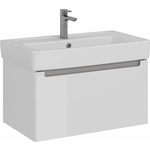 Тумба под раковину Lemark Buno mini 80х45 белый глянец (LM05BM80T)