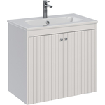 Тумба под раковину Lemark Romance 80х45 белый глянец (LM07R80T)