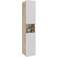 Пенал Lemark Olivia 35х170 белый глянец/дуб кантри (LM08OL35P)