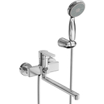 Смеситель для ванны Lemark Aura универсальный, хром (LM0651CH)