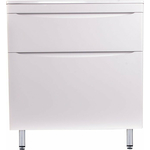 Тумба под раковину Style line Бергамо мини 90х35 напольная, антискрейтч белый (СС-00002361)