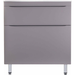 Тумба под раковину Style line Бергамо мини 90х35 напольная, антискрейтч серый (СС-00002362)