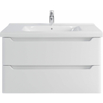 Тумба с раковиной Sanstar Lanciano 100 подвесная, белая, Dreja Гармония