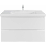 Тумба с раковиной Sanstar Riana 100 подвесная, белая, Dreja Гармония