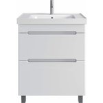 Тумба с раковиной Sanstar Адель 70 напольная, белая, Dreja Грейс