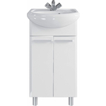 Тумба с раковиной Sanstar Аура 45 белая, Универсал Элегия