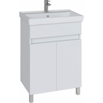 Тумба с раковиной Sanstar Квадро 50х40 белая (203.1-1.4.1.КЕНИ)