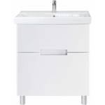 Тумба с раковиной Sanstar Ориана 60 напольная, белая, Универсал Енисей