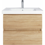 Тумба с раковиной Sanstar Тоскана 70 дуб сонома светлый, Dreja Грейс