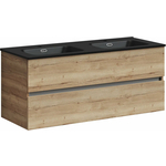 Тумба с раковиной Sancos Urban 120 дуб галифакс натуральный (UR120-2EG, CN7004MB)