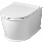 Унитаз подвесной безободковый Grossman Retro с сиденьем микролифт, белый (GR-4482S)