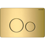 Кнопка смыва Grossman Style 700.K31.05.30M.30M золото глянцевая