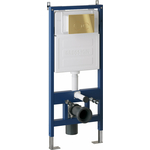 Инсталляция для унитаза Grossman 900.K31.01.000 с клавишей Style золото глянцевая