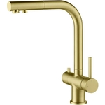 Смеситель для кухни Timo Saona с подключением фильтра, золото (2356/17FL)