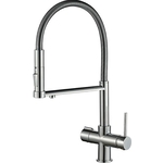 Смеситель для кухни ZorG Steel Hammer с подключением фильтра, хром (SH 2002 CR)