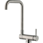 Смеситель для кухни ZorG Steel Hammer нержавеющая сталь (SH 5197 INOX)