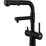 Смеситель для кухни ZorG Inox с подключением фильтра, графит (SZR-3216 GRAFIT)