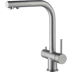 Смеситель для кухни Timo Saona с подключением фильтра, черное золото (2356/18FL)