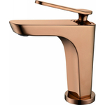 Смеситель для раковины Abber Zeitlos розовое золото (AF8909RG)