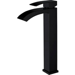 Смеситель для раковины Abber Wasserfall черный матовый (AF8611B)