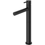 Смеситель для раковины Cezares Leaf с донным клапаном, черный матовый (LEAF-LC1-L-NOP)