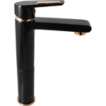 Смеситель для раковины Rav Slezak Colorado черный матовый/золото (CO330.5CMATZ)