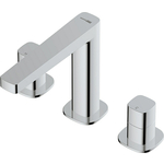 Смеситель для раковины Wasserkraft Naab на 3 отверстия, хром (8635)