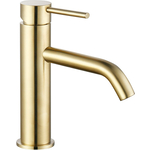 Смеситель для раковины AQUAme Siena шлифованное золото (AQM6210BG)