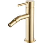 Смеситель для биде AQUAme Siena шлифованное золото (AQM6216BG)