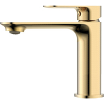 Смеситель для раковины AQUAme Monza шлифованное золото (AQM6310BG)