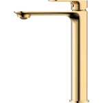 Смеситель для раковины AQUAme Monza шлифованное золото (AQM6314BG)