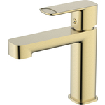 Смеситель для раковины AQUAme Parma шлифованное золото (AQM6610BG)