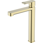 Смеситель для раковины AQUAme Parma шлифованное золото (AQM6614BG)