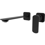 Смеситель для раковины AQUAme Monza встраиваемый, черный матовый (AQM6315MB)