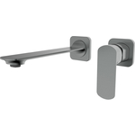 Смеситель для раковины AQUAme Monza встраиваемый, металл (AQM6315GM)