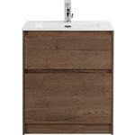 Тумба с раковиной BelBagno Kraft-39 50х39 Rovere Tabacco (KRAFT39-500/390-2C-PIA-RT, BB500/390ETL)