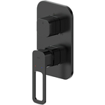 Смеситель для ванны IDDIS Slide на три выхода, черный матовый (SLIBL00i68)