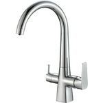 Смеситель для кухни ZorG Steel Hammer SH 819 CR с подключением фильтра, хром