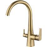 Смеситель для кухни ZorG Steel Hammer SH 819 BRONZE с подключением фильтра, бронза