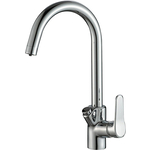 Смеситель для кухни ZorG Steel Hammer SH 901 CR с подключением фильтра, хром