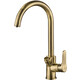 Смеситель для кухни ZorG Steel Hammer SH 901 BRONZE с подключением фильтра, бронза