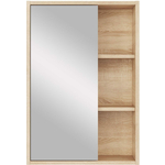 Зеркальный шкаф Sanstar Тоскана 50х73 дуб сонома светлый (407.1-2.4.1.)
